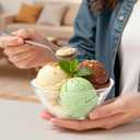 bUCLA 50Pack Clear Plastic Small Bowls - 8oz Disposable Ice Cream/Salsa/Dipping/Dessert/Sauce/Small Serving Bowls for Party