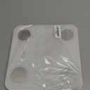 Ovutek Smart Scale for Body Weight, Digital Bathroom Scale BMI Weighing Body Fat Scale, Accurate Body Composition Scale Monitor for People's Health with Smartphone App, Compact Size, 400lb (White) (no battery in set)