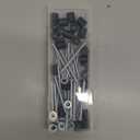 Hotop 24 Sets Pegboard Spacers Mounting Kit, Magnetic Pegboard Includes Screws, Spacers and Washers for 1/8-Inch and 1/4-Inch Pegboard