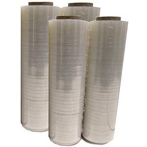 1 X Four (4) Plastic Shrink Stretch Wrap 445mm x 450m, 4RLS/CS