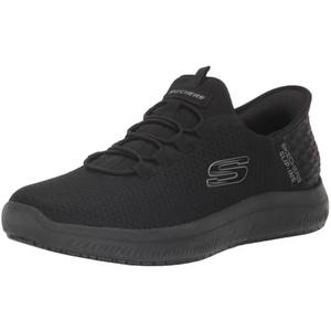 Skechers Men's Summits Colsin Bungee | Work, Slip-ins, Slip Resistant, Electrical Hazard, Air-Cooled Memory Foam size 9