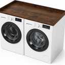 Washer Dryer Countertop, 54" ×27.5” Washer and Dryer Topper for Laundry Room Organization(Vintage Brown), Large