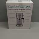 CASABREWS CM5418 Espresso Machine 20 Bar, Compact Espresso Maker with Steam Milk Frother, Stainless Steel Coffee Machine with 34oz Removable Water Tank for Cappuccino, Gift for Women or Men, Silver
