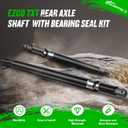 EZGO Rear Axle Shaft Kit, Golf Cart Rear Axle Shaft with Bearing Seal Kit Fits Electric EZGO TXT Medalist 1994-2013, EZGO Rear Spline Axle Shaft Driver Side & Passenger Side OEM# 20377G11 20377G12