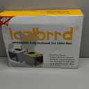 Upgraded Fully Enclosed Cat Litter Box with Lid, Covered Cat Box Enclosure, Anti-Splashing Easy to Clean Kitty Litter Boxes with Drawer, 3 Modes Can Use from Kitten to Adult(Yellow&Grey)