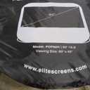 Elite Screens, Pop-Up Cinema 92-inch 16:9, SilkWhite 1.1 Gain, Portable Outdoor, Fast Folding Projector Screen