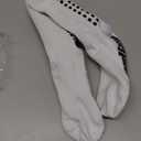 Lux Dual Grip Socks - Soccer Grip Socks for Men and Women. GripArray Performance & Comfort (Small, White)