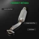 SCITOO 52605 Left Catalytic Converter Fit For Ford For F-150 2015-2020,3.5L,EPA Compliant