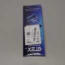 Straight Razors For Men 100 GTEX Barber Razor Blades - 2 Professional Single Blade Razors for Men Navajas Para Barbero Straight Edge Razor Barber Beard Razor Shavette Shaving Razor Kit (Silver and Black)