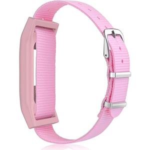 C2D JOY Nylon Strap Compatible with Garmin Vivofit Jr. 3 Bands Watch Sport Hoop&Loop Wristband - Pink