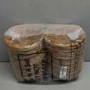 Amyhill 30 Pack Small Bread Baskets Bulk Plastic Round Baskets 7.1 Inch Wicker Bread Woven Basket Fruit Chip Storage for Food, Table, Kitchen, Restaurant, Centerpiece, Gift Basket for Mom