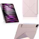 BOBOLEE for iPad Pro 11 Inch Case 4th 3rd Generation 2022 2021 Slim Magnetic PU Leather Cover Multi-Angle Stand Lightweight Stylish Design, Compatible with Pro 11-Inch 2nd Gen., Pink (Fit for iPad 11 inch)