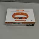 GPS Wireless Dog Fence with Free App, Electric Fence System with Training Collar, Portable Fence for Outdoor Use, Rechargeable Waterproof Flexiable Collar, Adjustable for Large Medium Dogs (Orange)