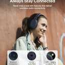 Belkin SoundForm Surround Bluetooth Over-Ear Headphones - Environmental Noise Cancelling Headphones - Wireless w/ 60H Playtime & Soft Ear Cups for iPhone, Galaxy, iPad, Travel, Home, or Office - Blue