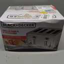 BLACK+DECKER 4-Slice Toaster, Stainless Steel, TR4900SSD