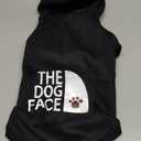 Paiaite Black Chihuahua Dog Hoodie: Keep Your Pup Warm and Stylish with a 'The Dog Face' Printed Sweatshirt Pet Clothes and Sweater Coat All in One Perfect for Winter and Cool Summer Nights! Black XL (XL-(15~24lb) | Chest(~21.5"))