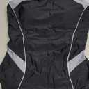 Tempt Me Women One Piece Swimsuits Athletic Racerback Swimwear Training Exercise Slimming Bathing Suit (Black Gray), M