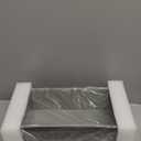 Creative Scents Dublin Silver Bathroom Decor Box Toilet Paper Holder Storage Basket - Decorative Toilet Tank Topper Bathroom Storage Organizer - Bathroom Sink Organizer Countertop Container