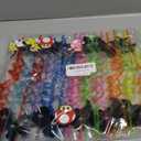 24Pcs Birthday Party Supplies Reusable Drinking Straws,8 Designs Party Favors with 2 Cleaning Brushes,Best for Your Kids Party