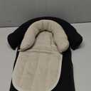 COOLBEBE Upgraded 2-in-1 Babybody Supports for Newborn Infant - Extra Soft Breathable Car Seat Insert Cushion Pad, Perfect for Carseat, Stroller, Swing, Bouncer, Black