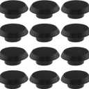 50PCS Socket Head Screw Cover Cap Hexagon Head Screw Cap Furniture Allen Screws Caps Plastic Protector for Mechanical Equipment Automotive Black M8