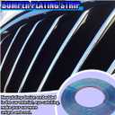 39FT Automotive Chrome Trim Strip Line, 1/4" Wide PVC Scratch-Proof Car Side Body Trim Molding, Universal Most Vehicle Interior Exterior DIY Decoration for Fenders Door Window Bumper