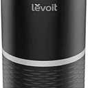 LEVOIT Air Purifiers for Home, AHAM VERIFIDE, High-Efficiency Filter for Smoke, Dust, Pollen, and Odors in Bedroom, Office, or Nursery, Optional Night Light, Quiet Operation, LV-H132, Black