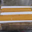 BIRASIL Wooden Kids Sensory Tables with Folding Lid, Activity Table for Children, Elevated Play Tables with Storage for Indoor Outdoor, Yellow