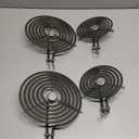 WB30M1 WB30M2 Electric Stove Burner Replacement 4Packs,Includes 2 WB30M1 (6") and 2 WB30M2 (8")-By MIFLUS,Compatible for G-E Hot-point Ken-more Range Stove Electric Burner