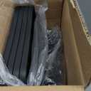 SONGMICS Shoe Rack, Shoe Organizer, 6 Shelves, Shoe Storage, Narrow Shoe Shelf, Open Shelf for Entryway, Living Room, Bathroom, Space-Saving, Ink Black ULPC037B01