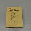 INPHIC Wireless Mouse Rechargeable, Battery Visible, 2400 DPI, 6 Buttons, Ergonomic Large Mouse for Laptop, Computer, Mac, PC etc.