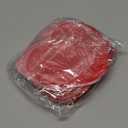 Yexiya 50 Pcs Large Mother Day Gift Bags 5 x 6 Inch Heart Shaped Bags Mother Day Clear Cellophane Bag Plastic Heart Goodie Treat Reusable Sealed Bag for Party Favors(Red, Pink)