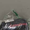 KingCamp Ultralight Camping Blanket, Packable Down Alternative Puffy Wearable Blankets Weatherproof Warm Package Quilt with Snap Buttons for Outdoor Hiking Travel Picnic Stadium (69"L x 53"W, Black)