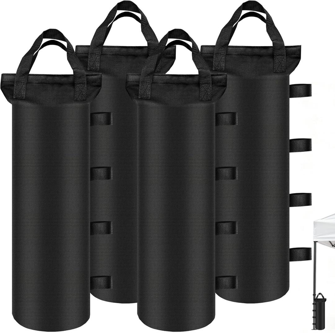 Canopy Weights Sand Bags 4 Pack Canopy Weight Bag SandBags for Canopy Legs Outdoor Pop Up Tent Gazebo Weights Set of 4 (4)