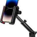 Hikeen Kayak Phone Holder, 360Adjustable Phone Holder with Long Arm, Kayak Fishing Accessories, Kayak Phone Mount Compatible with Smartphone from 4''-7''
