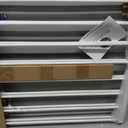 Regalo Safety 24"-40.5" Extra Wide Baby Gate for Stairs & Hallways, Hardware Mounted 2-in-1 Stair Gate for Babies, Toddlers, & Pets, White
