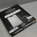 Titanium Cutting Boards for Kitchen, New 2026-5-in-1 Pure Titanium & Wheat Straw PP Board with Knife Sharpener and 2 Fruit Peelers, Large 16 x 11 Inch