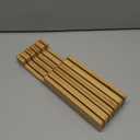 In-Drawer Knife Organizer Bamboo knife block, Drawer Knife Storage Steak Knife Holder Without Knives,Holds up to 5 Knives(Not Include)