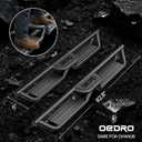 OEDRO Drop Down Running Boards Compatible with 2005-2023 Toyota Tacoma Double Cab, 6 Inch Bolt-on Side Steps, Textured Steel Nerf Bars