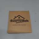 HOMOTEK Stainless Steel Flush Handles, 2-3/4 Inch Square Recessed Sliding Closet Door Finger Pulls, Inner Dia 2-1/8 Inch (54mm), Black, 4 Pack