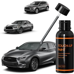 KAD Gun Metallic/Graphite Shadow Touch Up Paint for Infiniti, DIY Car Paint Scratch Repair Kit, Automotive Paint, Quick & Easy Fix Scratch Repair for Q30/Q40/Q50/Q60/Q70/QX30/QX50/QX55/QX60/QX
