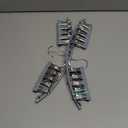 Volnamal Legging Organizer for Closet, Metal Yoga Pants Hanger w/Rubber Coated 2 Pack w/10 Clips Hold 20 Leggings, Hangers Space Saving Hanging Closet Organizer for Closet Organizers and Storage-Grey (Gray)