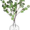 Clear Glass Vase Tall Farmhouse Vase for Branches Glass Vases for Centerpieces in Home Decoration (S)