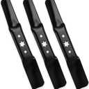 ILONPA 942-05052A 3-Pack Blades for Cub Cadet XT1 XT2 50 ZT1 ZT2 50 LT50 GT50 RZT50 MTD Troy Bilt 50 inch Deck Zero-Turn Enduro Series Lawn Mower 742-05052A 50" 2-in-1 Blade (Medium Lift), Black