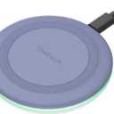 Yootech Wireless Charger,10W Max Fast Wireless Charging Pad Compatible with iPhone 16e/16/16 Plus/16 Pro Max/15/14/13/SE 2022/12/11/X/8,Samsung Galaxy S22/S21/S20,for AirPods Pro 2(No AC Adapter) (Clove Purple)