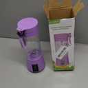 Cordless Personal Size Portable Blender - 12 Oz Blender for Smoothies and Shakes with BPA Free Traveling Juice Cup, 6 Blades for Powerful Blending, Easy to Clean for Office/Sports/Travel