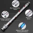 Light Saber, Heavy Dueling Light Sabers 2 Pack, 12 RGB Colors 16 Sound Fonts with Metal Hilt Double-Bladed Light Saber Smooth Swing Motion Control 2 in 1 Light Sabers for Adults, Medium