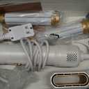 6 in ONE Blow Dryer Brush, Curling Wand Hair Styling Tools Set, Ionic Hot Air Hair Dryer, Massage Oval Hair Dryer, Left&Right Hair Curlers 100-120V