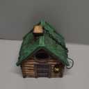 Bird House for Outside, Resin Bluebird House for Outdoors Finches, Cardinals and Yellow Finches Wild Bird Nesting, 5 Years Weatherable Decorative Stone Hanging Birdhouse for Yard Garden Decor