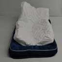 Bedsure Small Orthopedic Dog Bed - Washable Bolster Dog Sofa Beds for Small Dogs, Supportive Foam Pet Couch Bed with Removable Washable Cover, Waterproof Lining and Nonskid Bottom Couch, Navy Blue